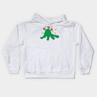 Aliens in space Kids Hoodie